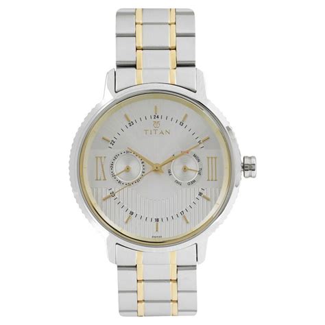 Buy Online Titan Regalia Baron Silver Dial Analog with Day and Date ...