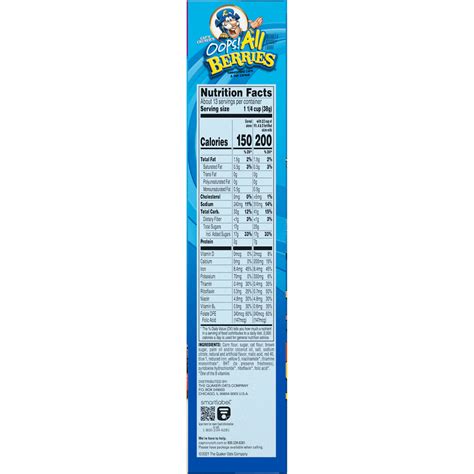 Buy Cap'n Crunch's Sweetened Corn & Oat Cereal Oops All Berries ...