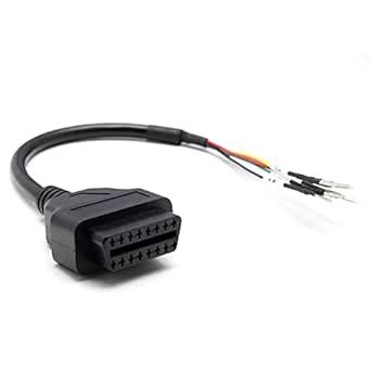 JUTA OBD OBDII OBD2 16 Pin Female Connector K + CAN K Line Jumper ...