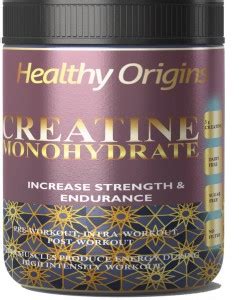 Healthy Origins Micronised Creatine Monohydrate Crossfit Supplement C74 ...