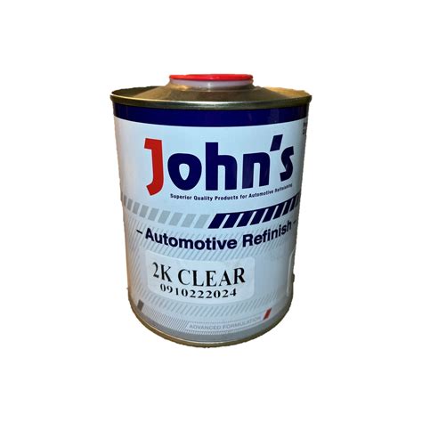 John's 2K Clear Coat 1L – CBS Paint & Panel