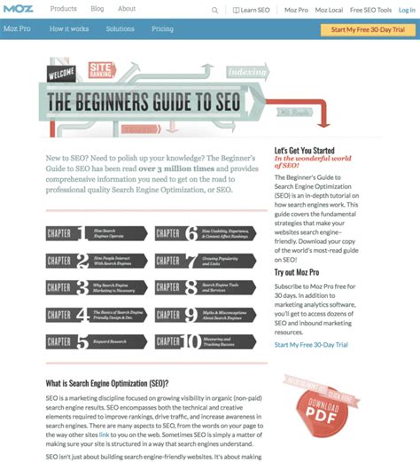MOZ - A Beginners Guide to SEO