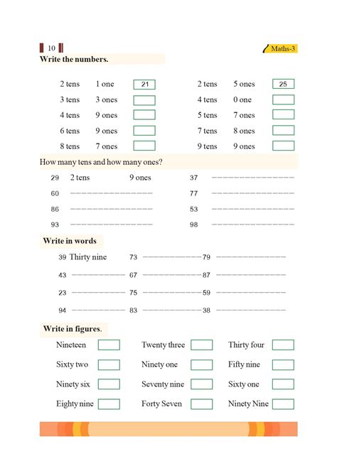 Image result for Class Three Maths PDF