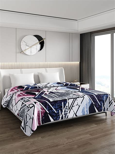 Buy Printed Double Bed Blanket for Heavy Winter -3 Ply Online in India ...
