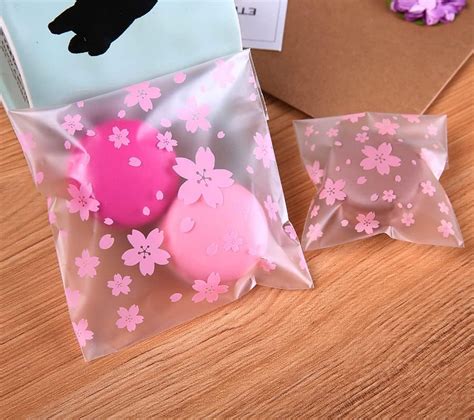 Kyrahh 4'' x 4.4'' Self Adhesive Cellophane Gift Bags for Dessert ...