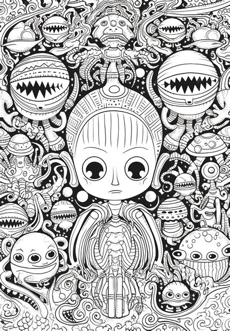 Image result for Alien Drawing Black and White