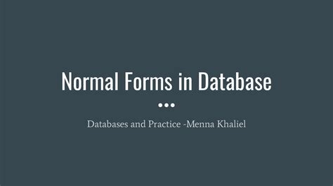 Image result for SQL Normal Forms