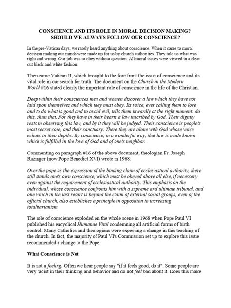 Image result for Conscience