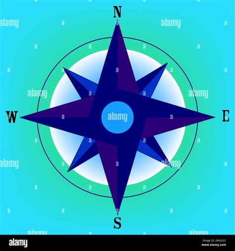 wind rose, vector art illustration Stock Vector Image & Art - Alamy