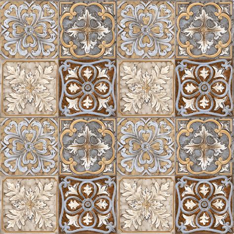 Rangoli Brown Moroccon Tile 24x24 Inch â€“ Durable & Stylish | Buy Online