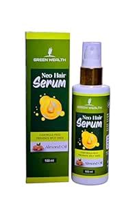 Buy Green Wealth Neo Hair Serum 100ml For Soft, Shiny & Frizz-Free Hair ...
