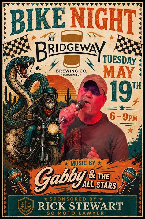 Gabby & The All Stars at Bridgeway Brewing Bike Night-featuring Kelly ...