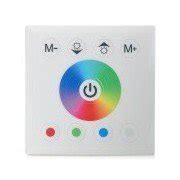 TM08RGBW 4-CH LED RGB Light Strip Touch Panel Controller - White ...