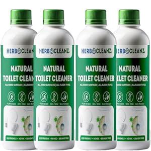 HerboCleanz Eco Natural Toilet Cleaner - 500ml - Plant-Derived, Non ...