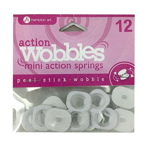 Hampton Art Action Wobbles Mini 12 pieces, Action Wobbler, Wobble Kit ...