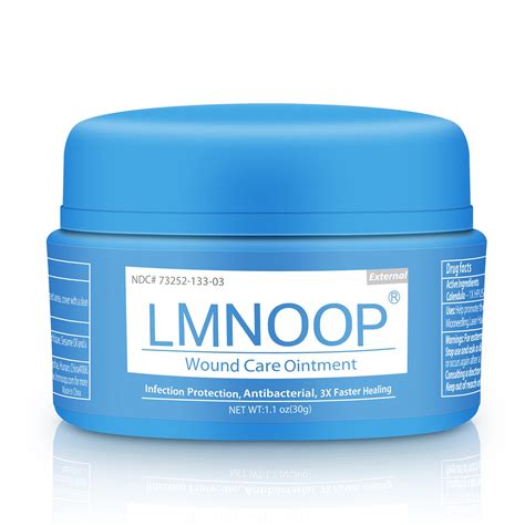 Lmnoopwound Care Cream For Infection Ulcers Sores Cuts Scrapes Burns ...
