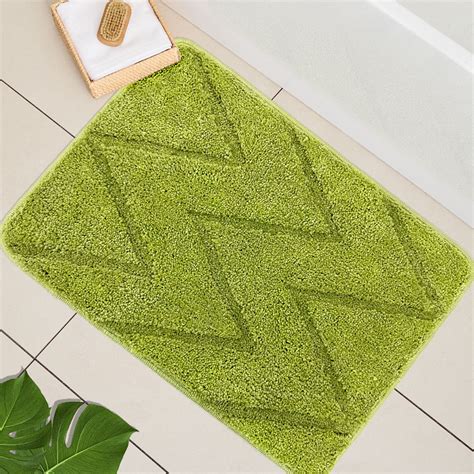 LivebyCare Grass Green Bathroom Rugs - Bath Mats for Bathroom Non Slip ...