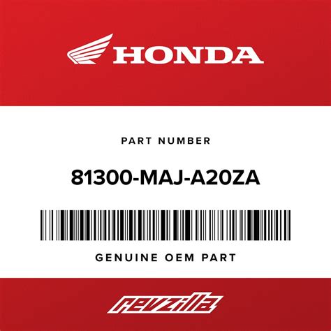 Honda 81300-MAJ-A20ZA SADDLEBAG ASSY., L. (TYPE19) (WL) (NOT AVAILABLE ...