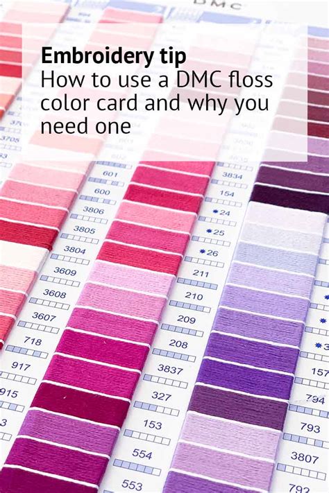 Image result for DMC Floss Color Card
