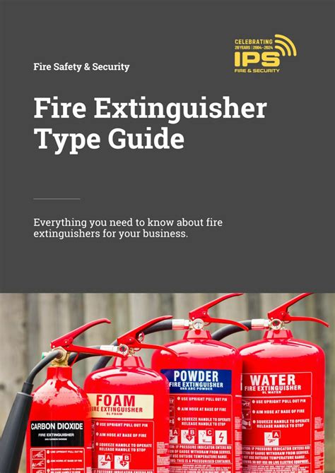 Water Fire Extinguishers Guide, Colours & Uses - IPSFS