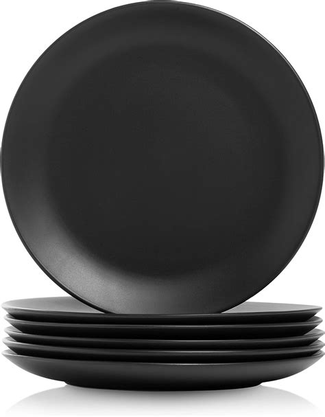 Buy Home Centre Stoneware Dahlia Dinner Plate (10.5 Inch, Black) Online ...