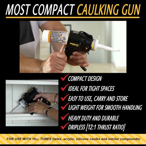 SILIGUN 10-oz Cordless Anti-drip Rack Caulk Gun (Bare Tool) at Lowes.com