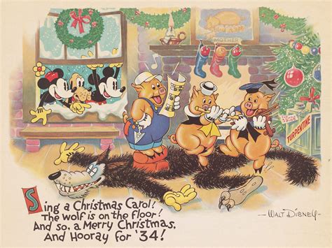 Vintage Disney Christmas Cards from Every Decade | Reader's Digest