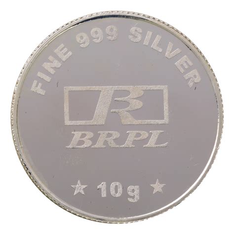 10 Gram Lakshmi Silver Coin (999 Purity)