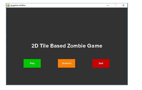 Image result for Main Menu Screen Python