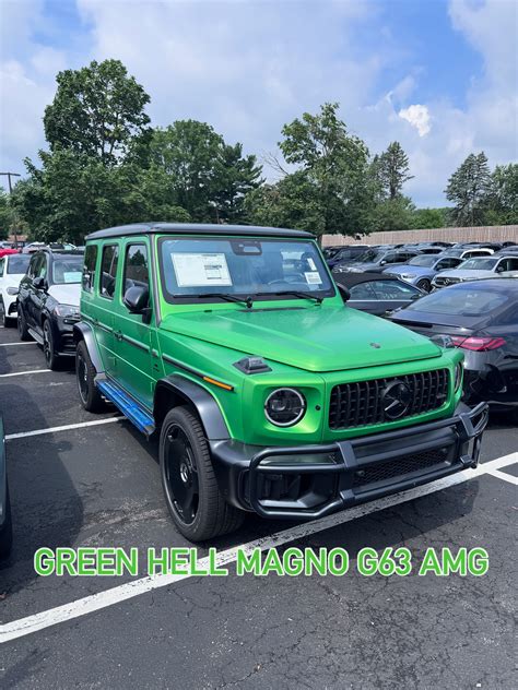Doug Horner - Benzs & Bow Ties | 2025 Mercedes-Benz G63 AMG in Green Hell Magno with Lime Green ...