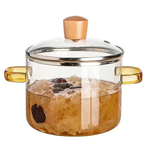 Buy SVICCOOKQ Clear Cooking Pots 1.5 liter (50oz) High Nonstick ...
