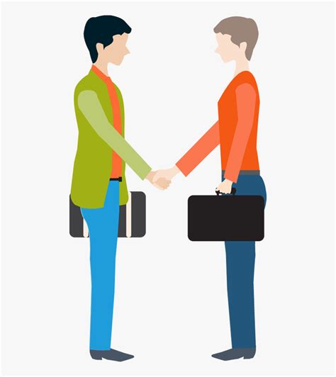 Business - Business Shaking Hands Cartoon , Free Transparent Clipart ...