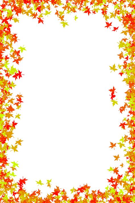 Fall border autumn clip art borders clipart for you image jpg - Clipartix