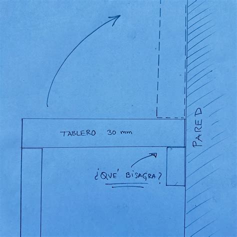 Bisagra para puerta 30 mm pegada a pared - General - Foromadera