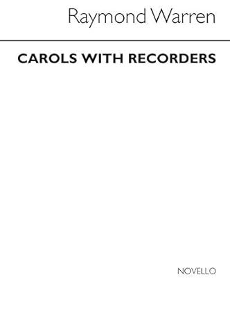 Amazon.in: Buy Raymond warren: suite of carols (treble recorder) Book ...