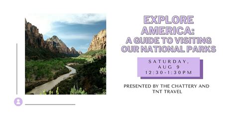 Explore America: A Guide to Visiting Our National Parks, The Chattery ...