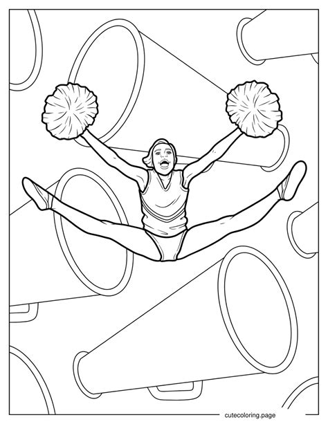 Cheerleading Coloring Pages(20+ free printable coloring pages) | Cute ...