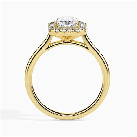 Buy 50 Pointer Rediant Halo Lab Diamond Fictile Ring | Fiona Diamonds