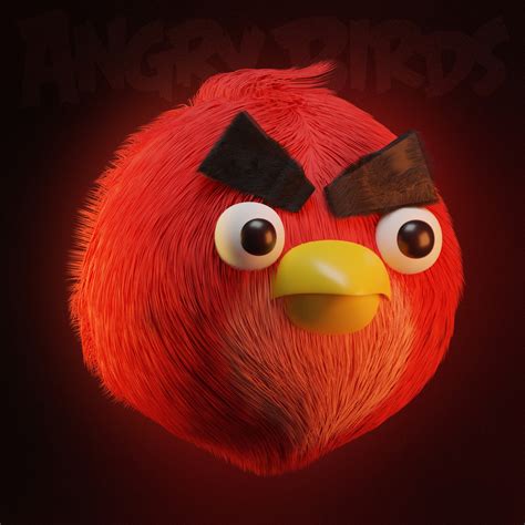 ArtStation - Angry bird red.