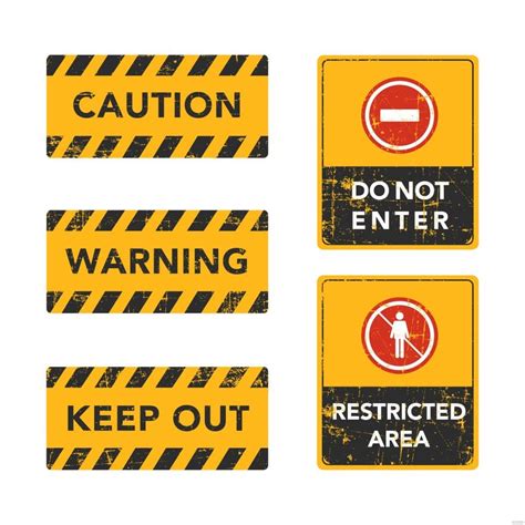 Image result for Warning Sign Vector