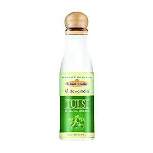 Buy DAVAINDIA TULSI VITALIZING HAIR OIL - 100 ml Online at Low Prices ...