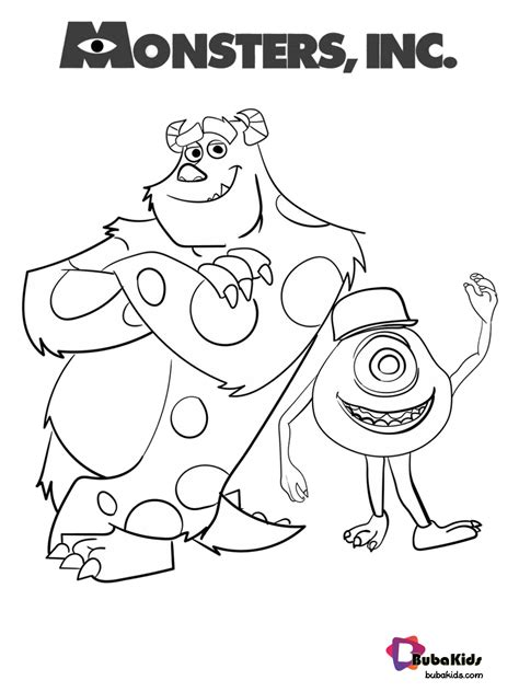 Mike Coloring Pages Monsters Inc at tanpaisleighblog Blog