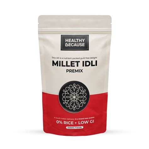 Millet Idli Premix – Healthy Because