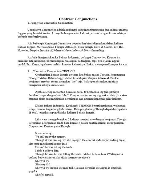 Image result for Contrastive Conjunction