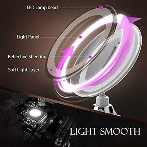 Buy Updated 10X Magnifying Makeup Vanity Mirror with Lights, LED ...