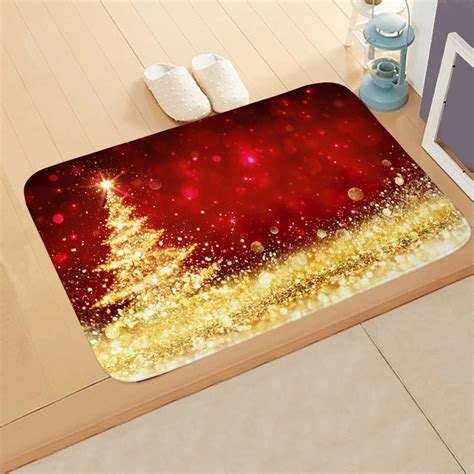 Christmas Ideas Matoen Christmas Bathroom Rug Mat, Flannel Christmas ...
