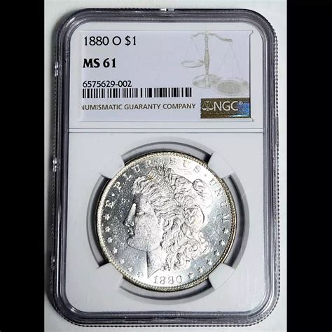 1880-O Morgan Silver Dollar NGC MS-61 - Bob Paul Rare Coins
