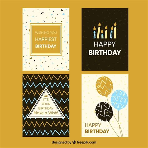 Geburtstagskarte Modern Vorlage Bilder - Kostenloser Download auf Freepik