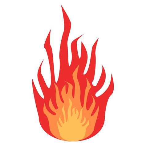 Free Feuer. hell brennende Elemente. bunte png-illustration. 15123384 ...
