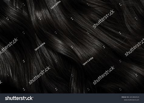 Shiny Black Hair Texture